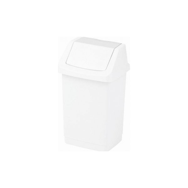 Kosz łazienkowy uchylny CLICK-IT 25 l Biały